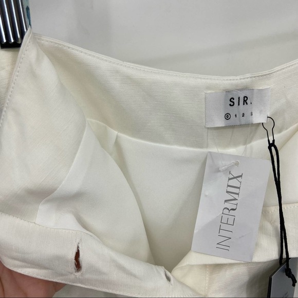 Sir. The Label Laney Linen High-waist Button Front Mini Shorts Size XS - Picture 14 of 16